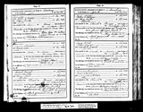 M5661 - West Yorkshire, England, Marriages and Banns, 1813-1922 Record for Jospeh Maw - Hannah Ledger