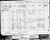 UK Cens 1881 - RG11-703 - F 10 P 14 S 68 (Greenwich-St Paul Deptford)