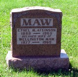 MMI - I19579 - I19560 - Wellington Maw & Ethel May Atkinson