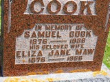 MMI - I24422 - I19602 - Samuel Cook & Elizabeth Jane Maw bis