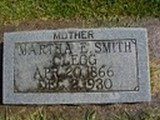 MMI - I62118 - Martha Ellen Clegg nee Smith