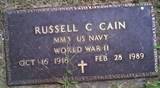 MMI - I62435 - Russell C Cain