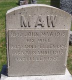 MMI - I9314 - I9315 - I9616 - I9317 - John Moses Maw & Fannie Ellen Cregg & children Susannah & Ellen MMI - I9314 - I9315 - I9616 - I9317 - John Moses Maw & Fannie Ellen Cregg & children Susannah & Ellen