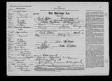 M12642 - Marriage Fredrick Maw & Sarah Margaret Sadie Falkner nee MIller 18021914