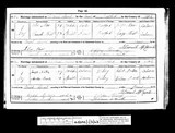 M2441 - West Yorkshire, England, Marriages and Banns, 1813-1922 Record for John Maw - Hannah Hirst