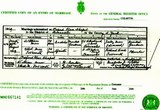 M5562 - Marriage Cert - Willam Maw and Ethel May Tuxworth